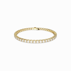 Swarovski Matrix Tennis Bracelet Round cut fashion-jewelry  