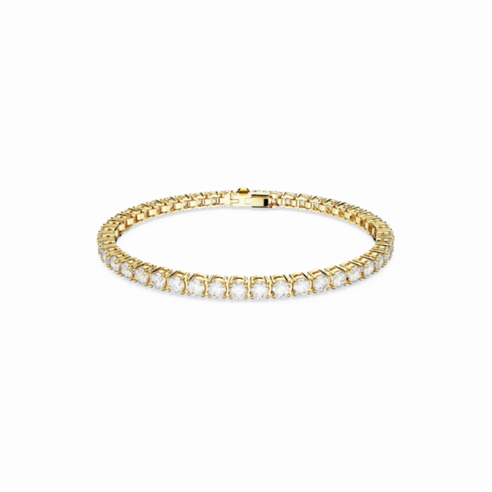 Swarovski Matrix Tennis Bracelet Round cut fashion-jewelry  