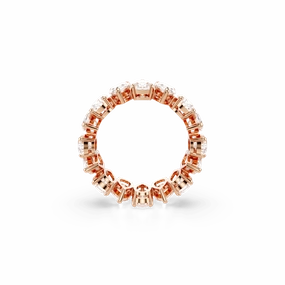 Swarovski Matrix Vittore Ring Pear cut White Rose gold-tone finish fashion-jewelry  