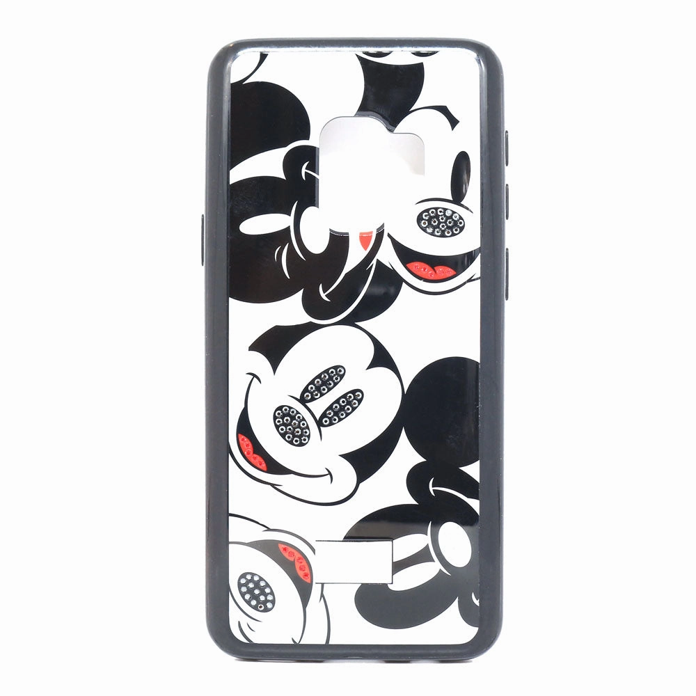 Swarovski Mickey Face S9 Case Black fashion-jewelry  