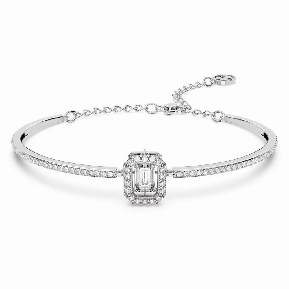 Swarovski Millenia Bangle Octagon cut White Rhodium plated  MEDIUM fashion-jewelry  