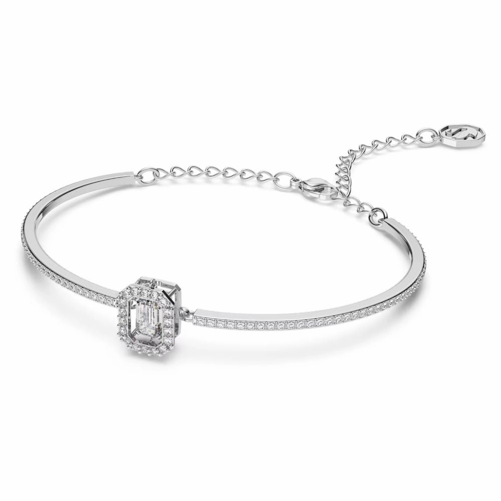 Swarovski Millenia Bangle Octagon cut White Rhodium plated  MEDIUM