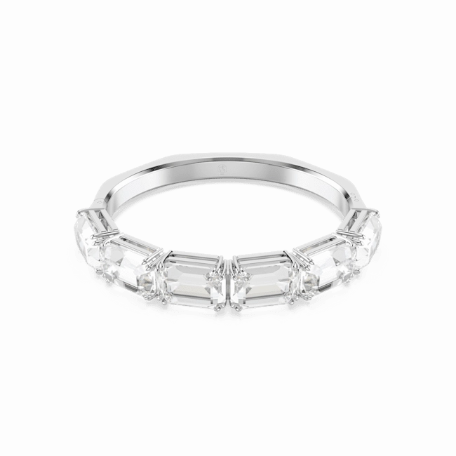 Swarovski Millenia Bracelet Bangle Octagon Cut White Rhodium Plated fashion-jewelry  