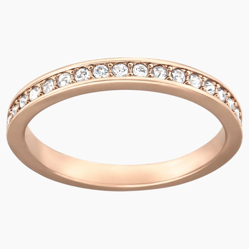 Swarovski Rare Ring White Rose-Gold Tone