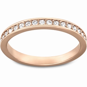 Swarovski Rare Ring White, Rose Gold-Tone Plated fashion-jewelry  