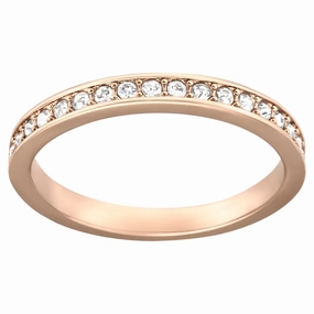 Swarovski Rare Ring White, Rose-Gold Tone Plated fashion-jewelry  