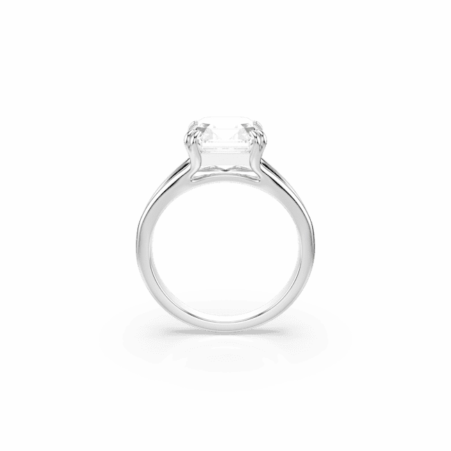 Swarovski Stilla Ring Octagon Cut White Silver-Tone Finish fashion-jewelry  