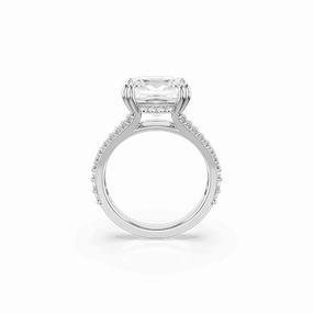 Swarovski Stilla Ring Square cut White Silver-Tone Finish fashion-jewelry  