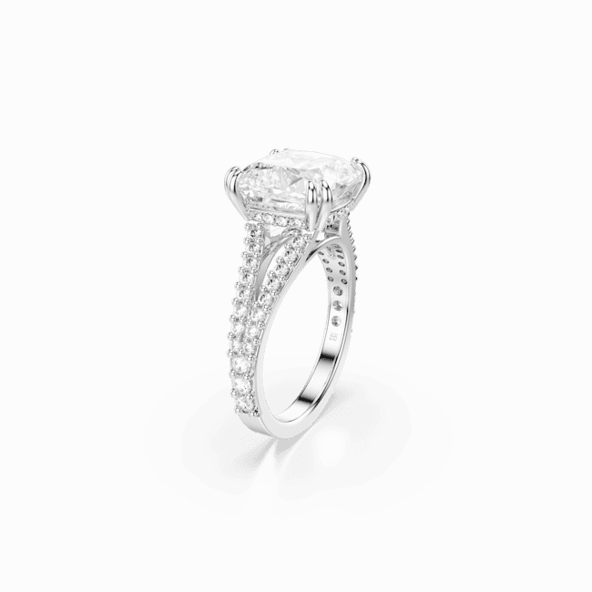Swarovski Stilla Ring Square cut White Silver-Tone Finish