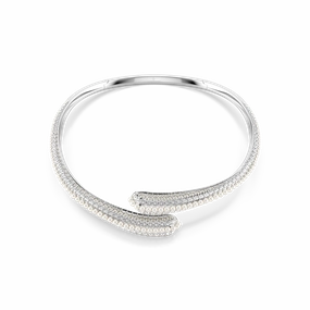 Swarovski Sublima Necklace Crystal Pearl Round Cut White Rhodium Plated fashion-jewelry  