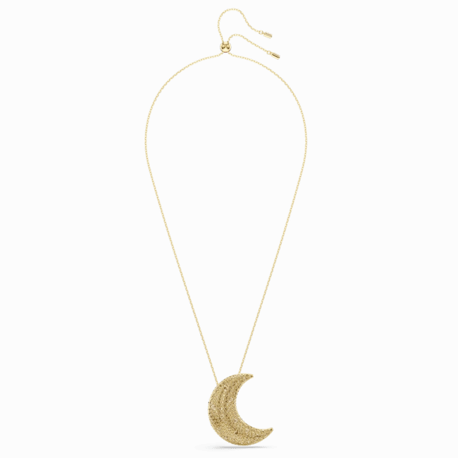Swarovski Sublima pendant Moon Gold tone Gold-tone plated