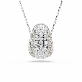 Swarovski Sublima Pendant Round Cut White Rhodium Plated fashion-jewelry  