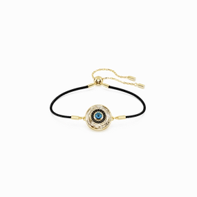 Swarovski Symbolica Bracelet Evil Eye, Multicolored, Gold-tone plated, Medium fashion-jewelry  