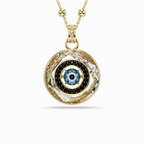 Swarovski Symbolica Pendant Evil Eye Medium Multicolored Gold-Tone Plated fashion-jewelry  