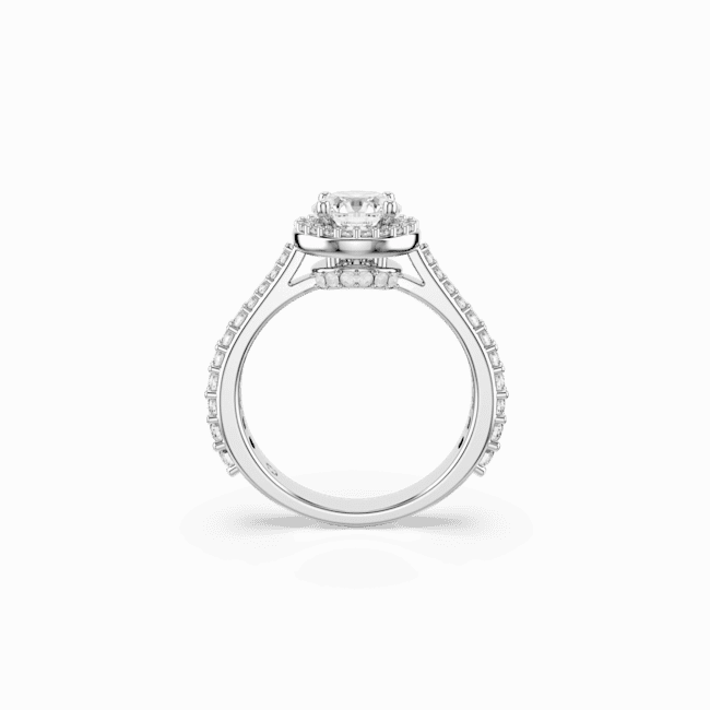 Swarovski Una Angelic Ring Round Cut White Silver-Tone Finish fashion-jewelry  