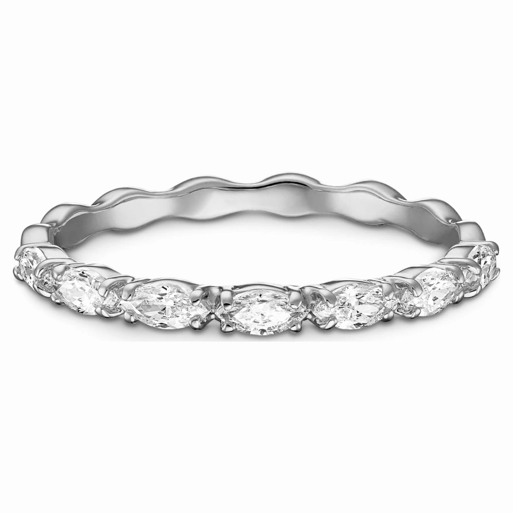 Swarovski Vittore Marquise ring White, Rhodium plated fashion-jewelry  