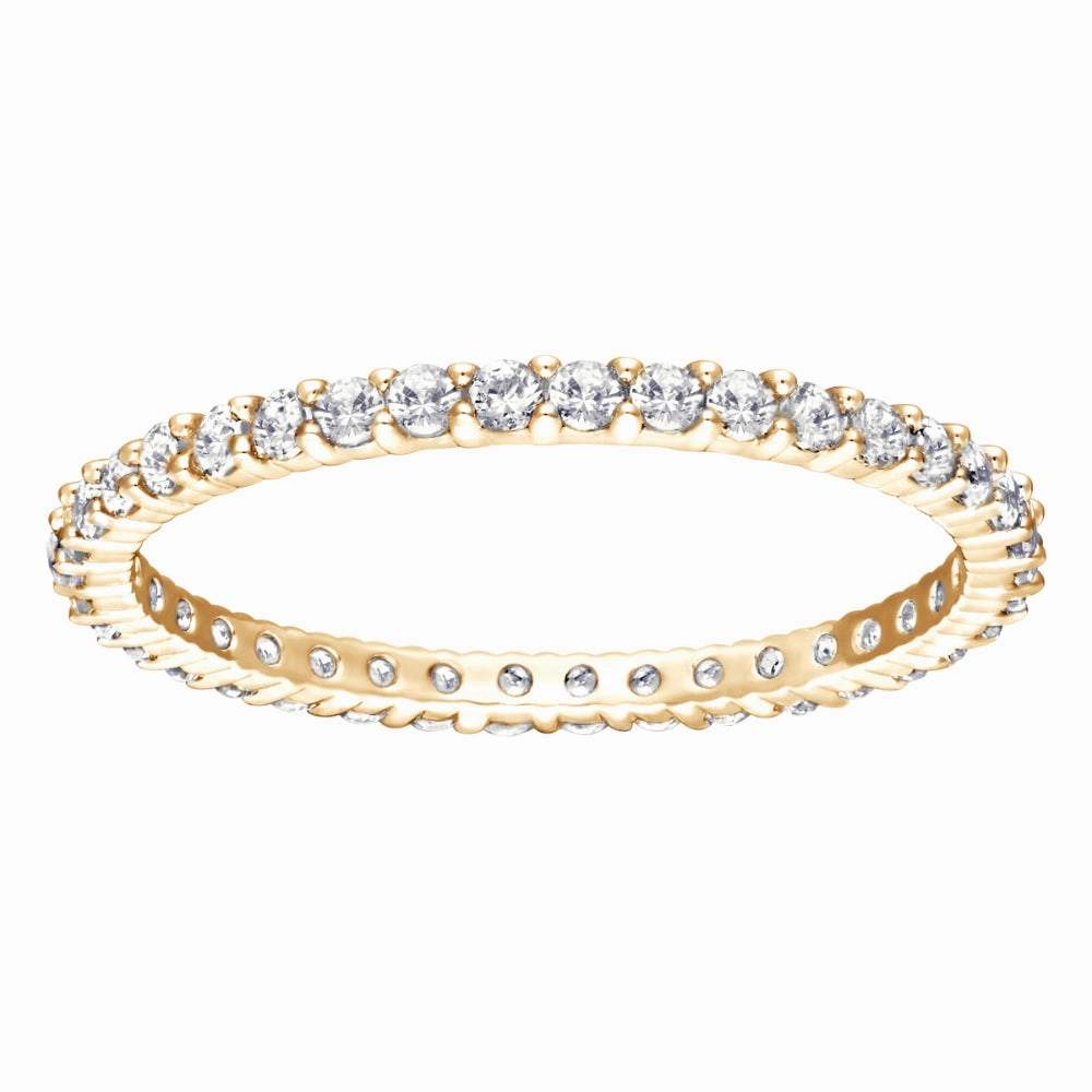 Swarovski Vittore Ring White, Gold-Tone Plated fashion-jewelry  