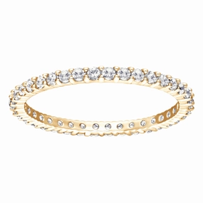 Swarovski Vittore Ring White, Gold-Tone Plated fashion-jewelry  