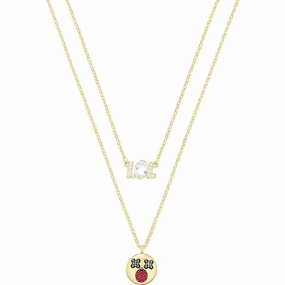 Swarovski Women's Necklace Set - Humorist Gold-Plated Crystal Pendant | 5351571 suit-set  