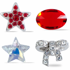 Swarovski Women's Treasure Set - Clear and Siam Red Crystals Four Piece | 5071288 suit-set  