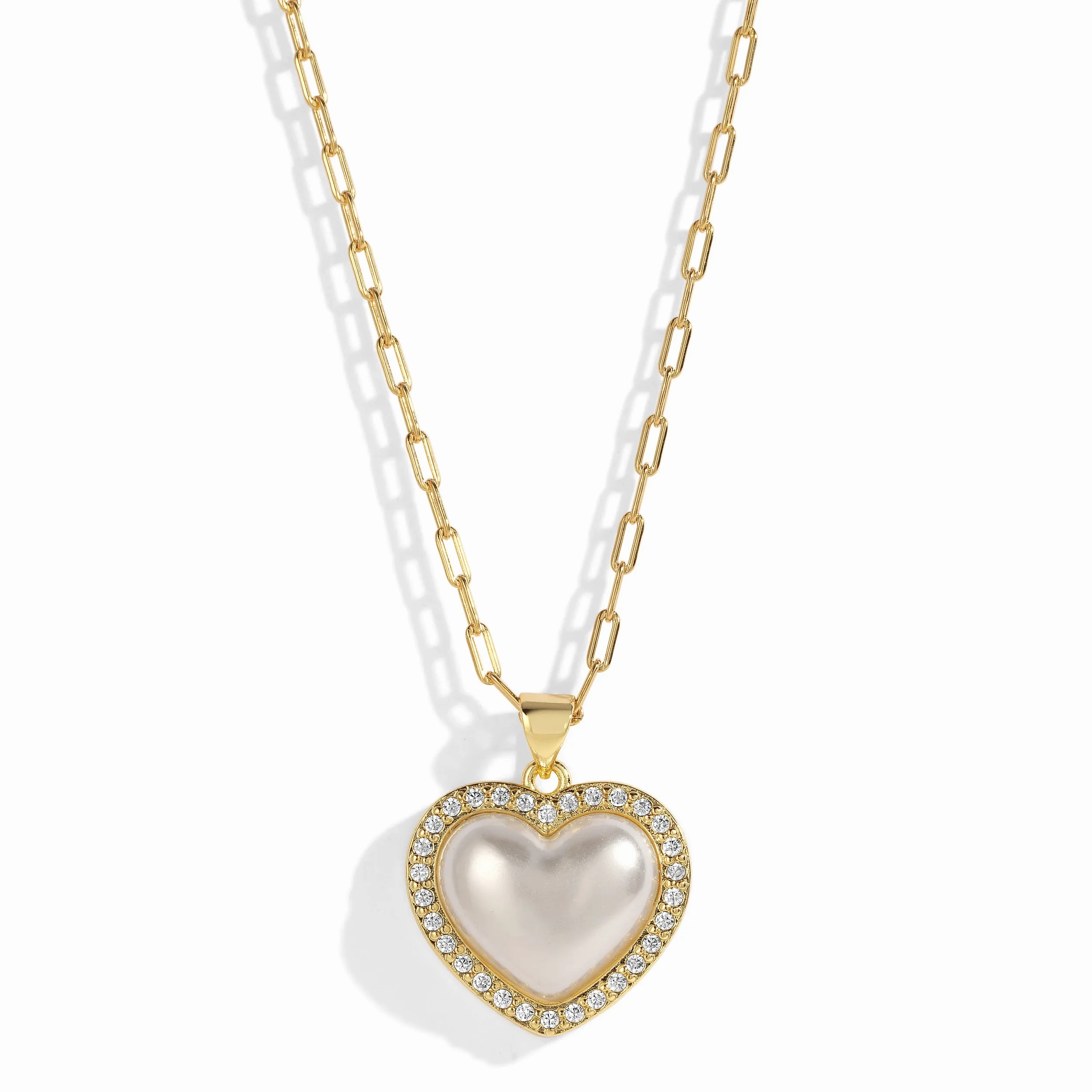 Sweetheart Pearl Necklace