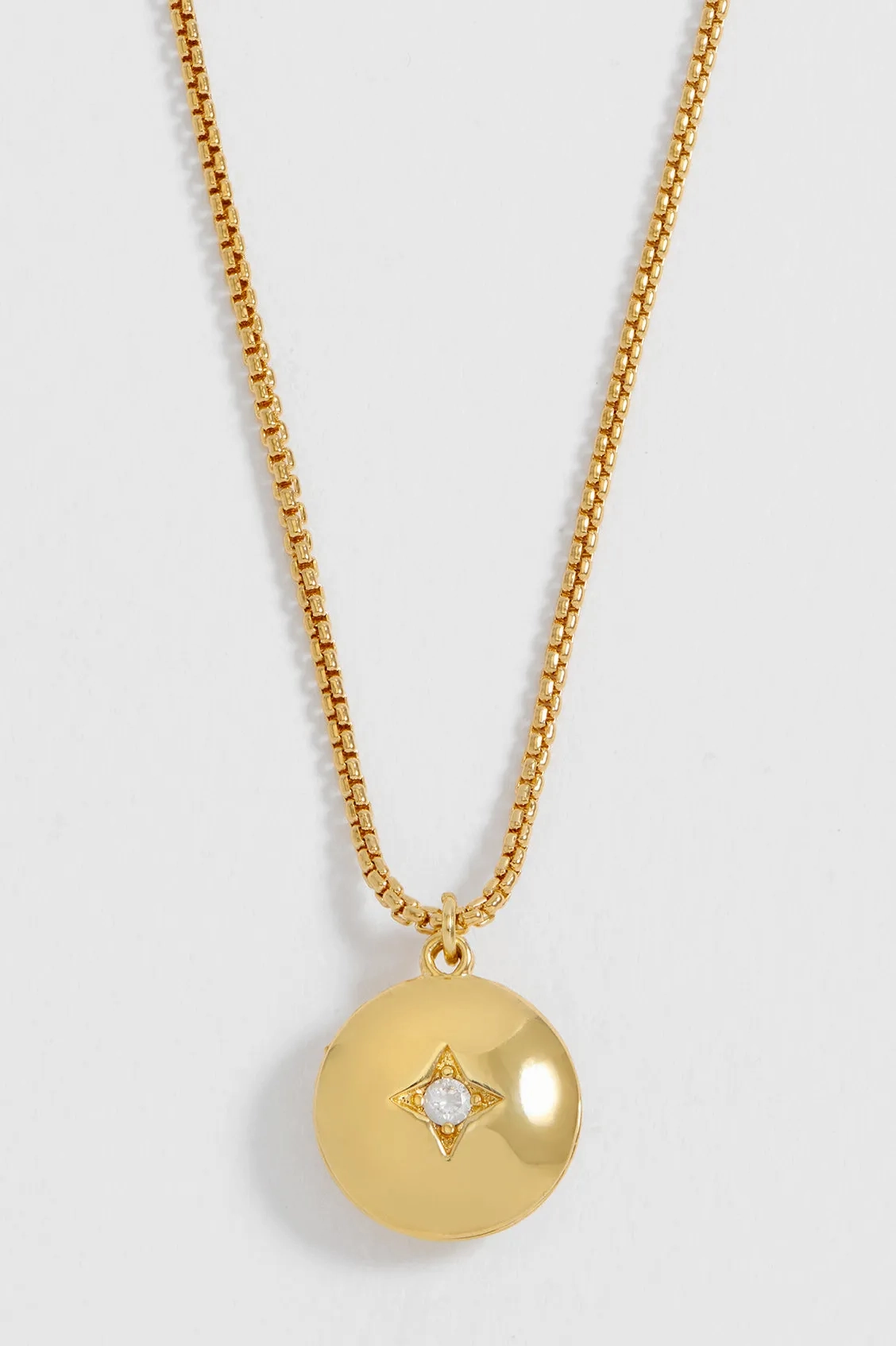 Swivel Circle Locket Necklace