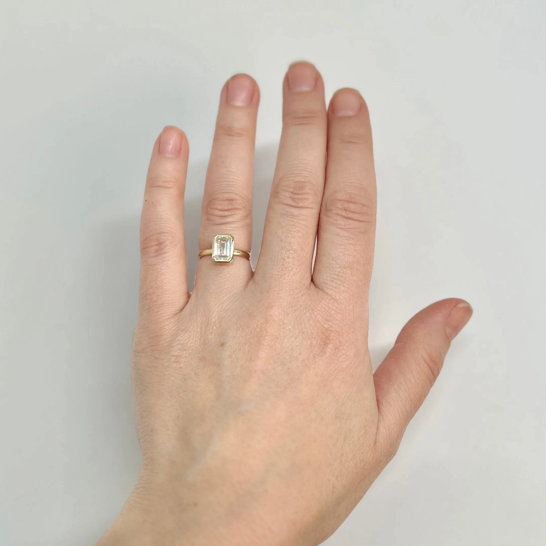 Syd Ring with 1.50ct Lab-grown Diamond in Gold