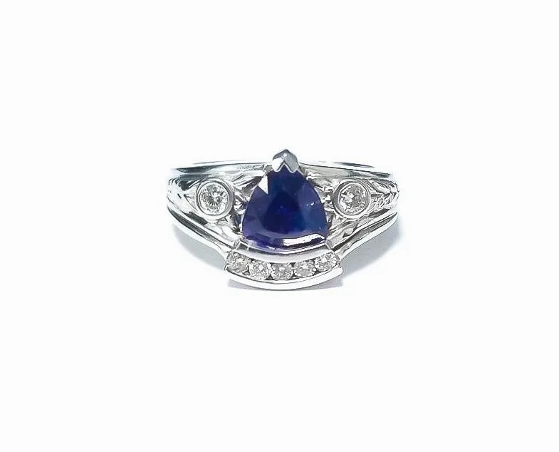 Tanzanite Trillion Ring 1.20 cts