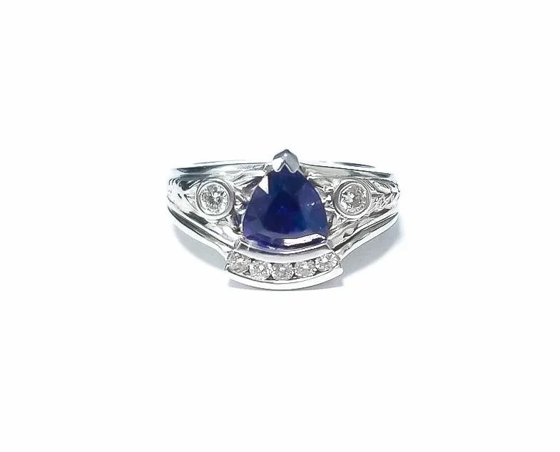 Tanzanite Trillion Ring 1.20 cts
