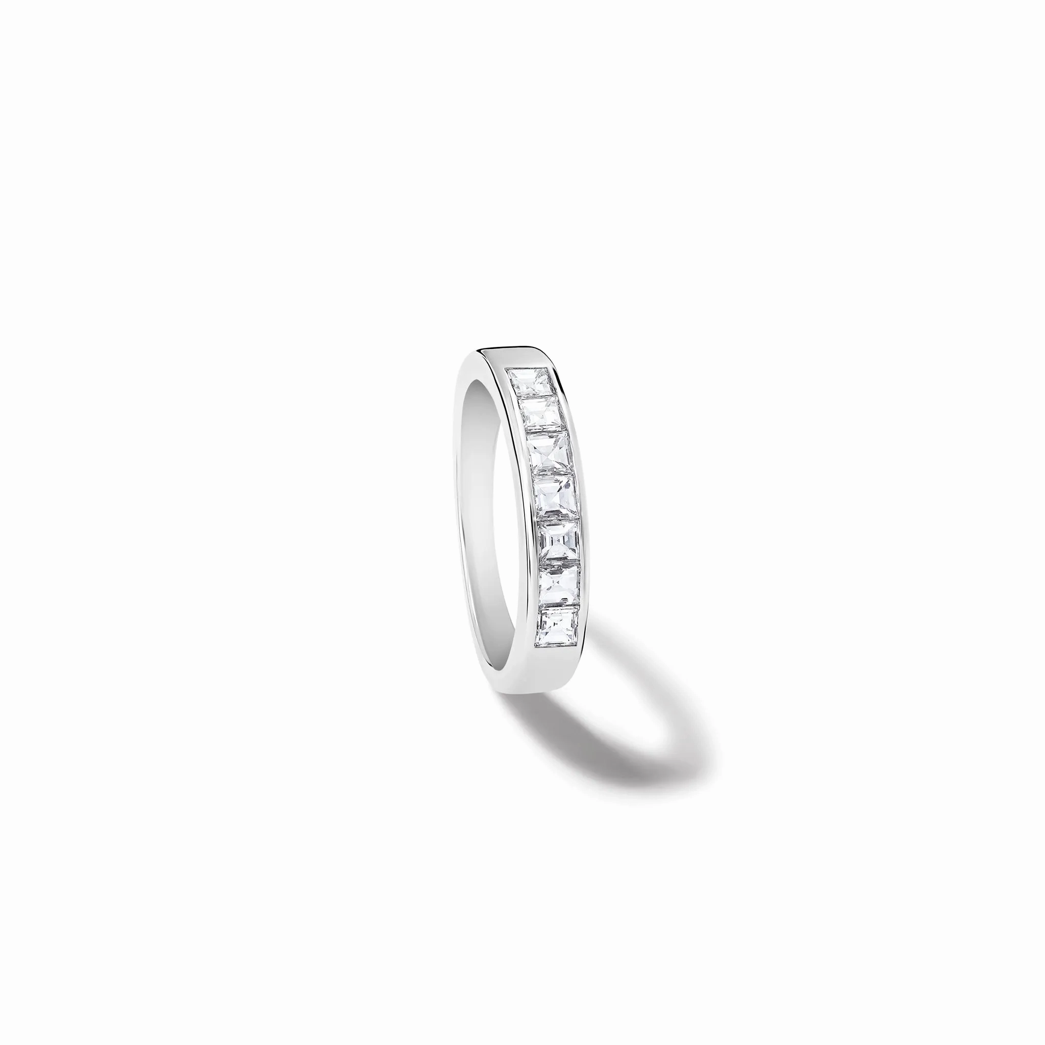 Tatiana Half Eternity Ring 18ct White Gold - Diamond