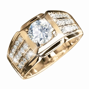 Techmaster Gold Men's Ring 
