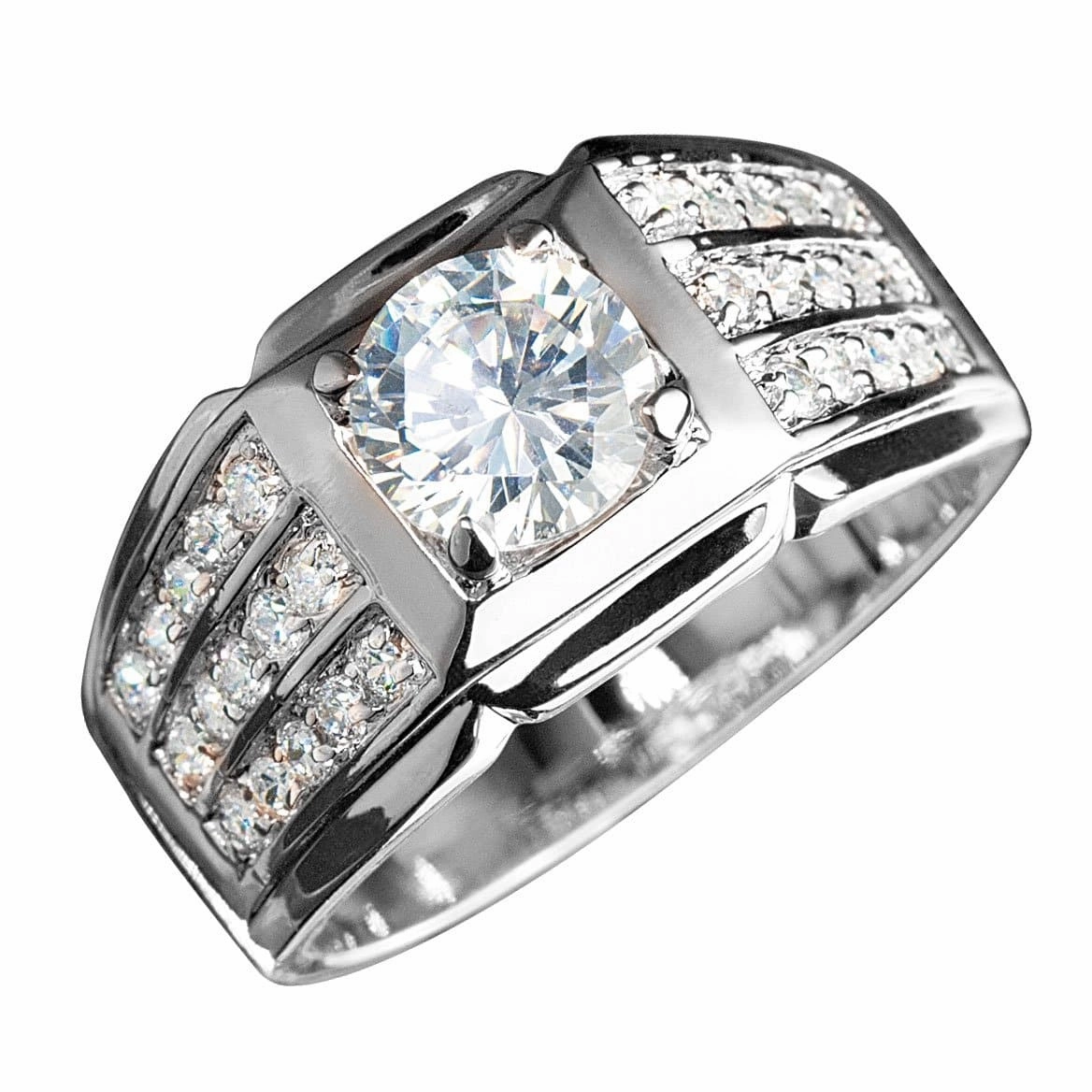 Techmaster Rhodium Ring 
