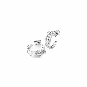Tender Statement Earrings texture-diamond  