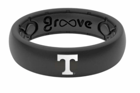 Tennessee Thin Groove Ring texture-rose-gold  