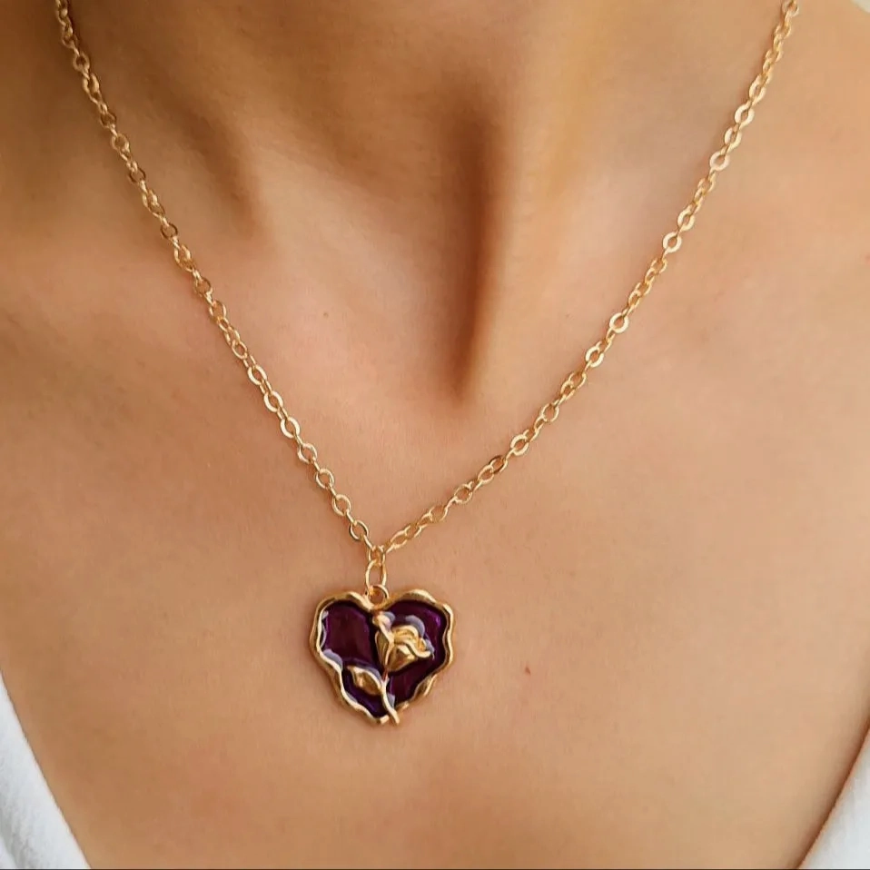 TFC Allira Rose Gold Plated Pendant Necklace