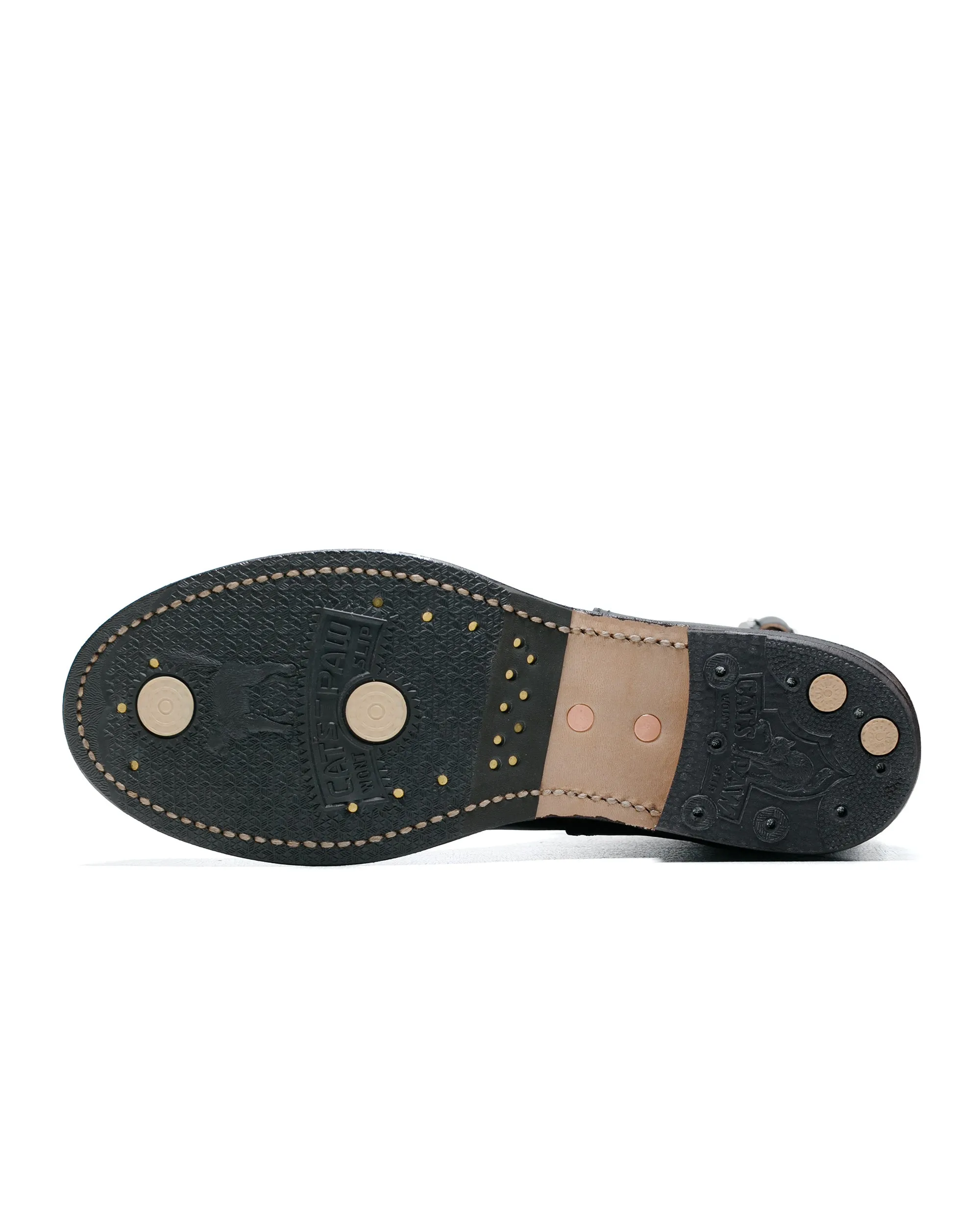 Die echten BA22001 Buco Ingenieurstiefel von The Real McCoy's / Gesäß Schwarz