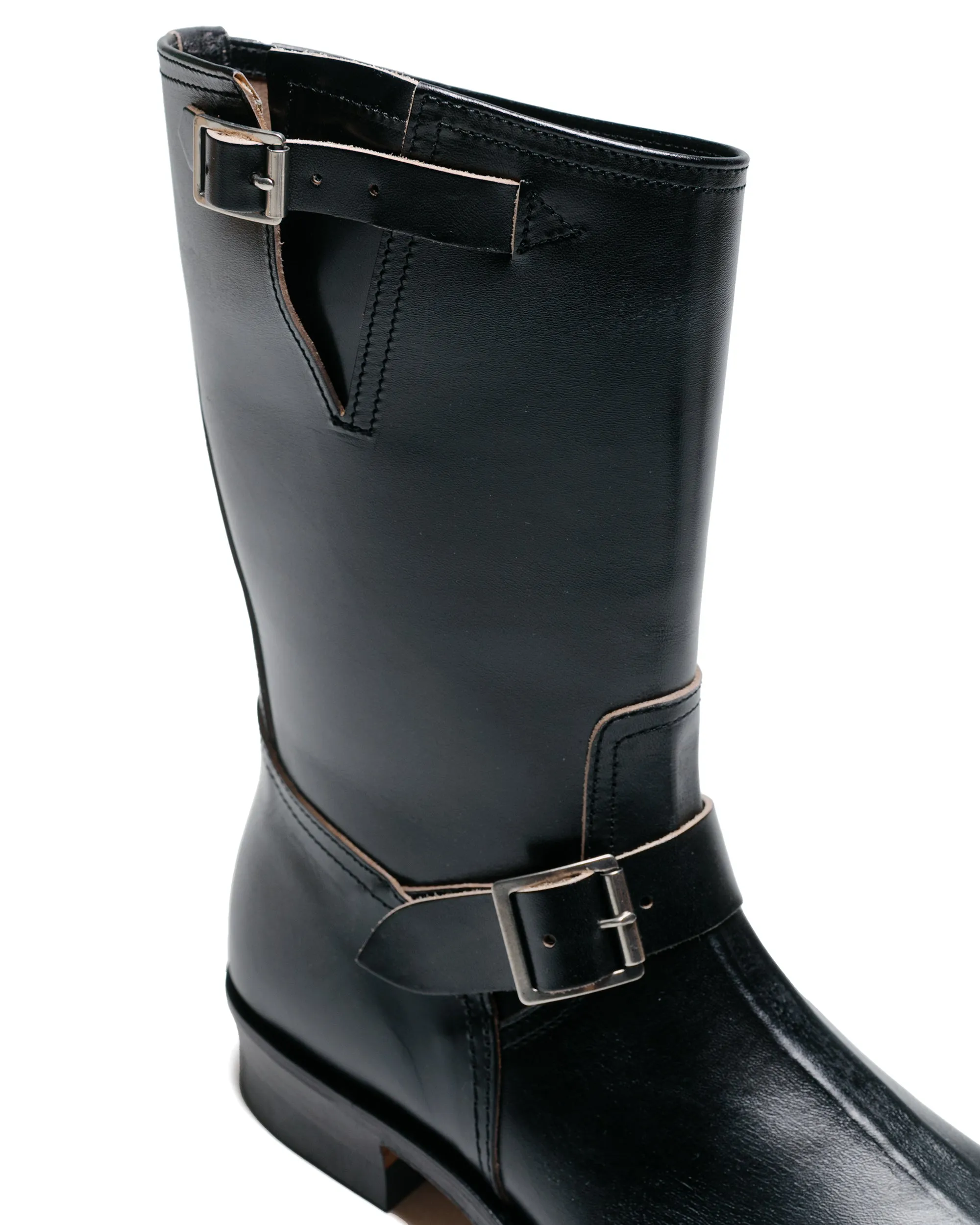 Die echten BA22001 Buco Ingenieurstiefel von The Real McCoy's / Gesäß Schwarz