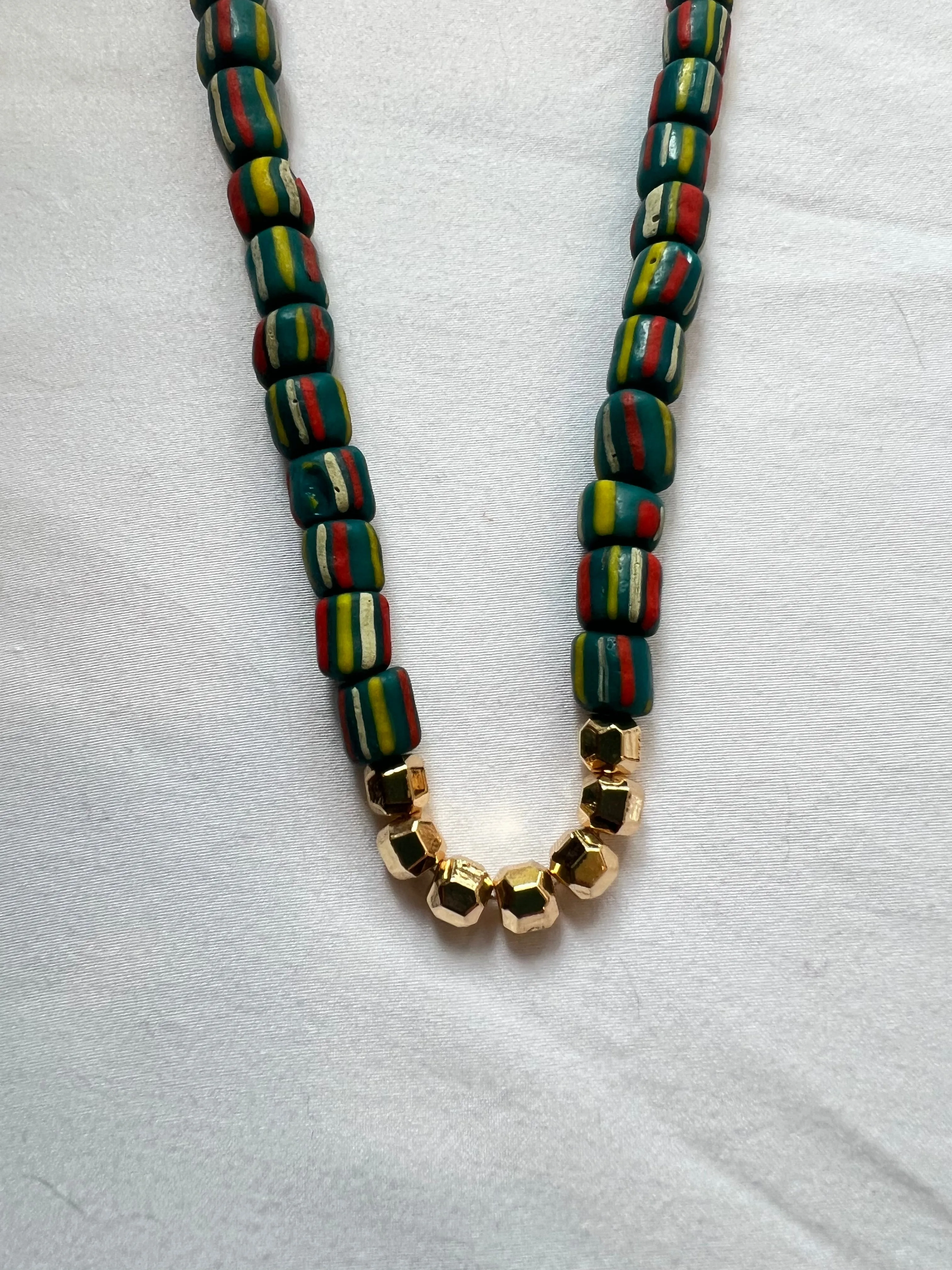 The Green Stripe Necklace