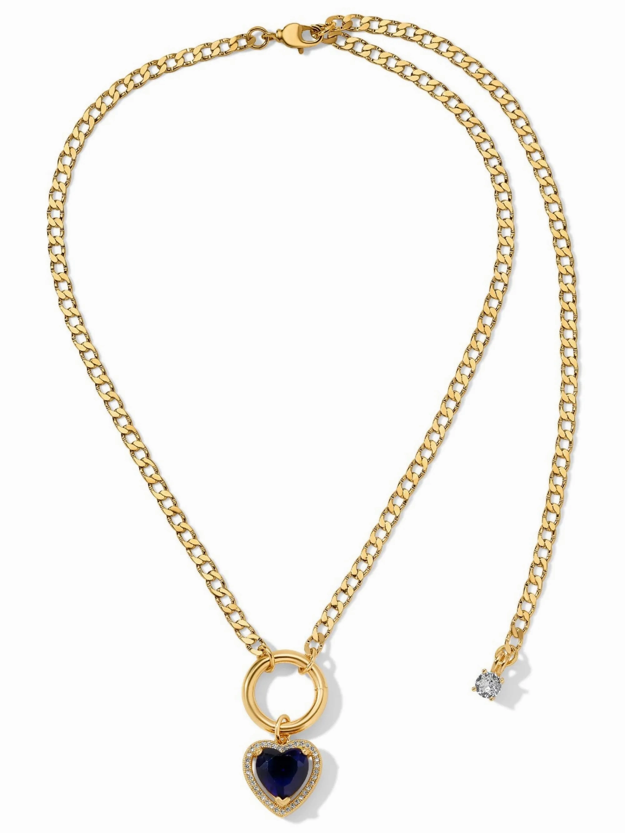 The Mini Sloane Choker Blue