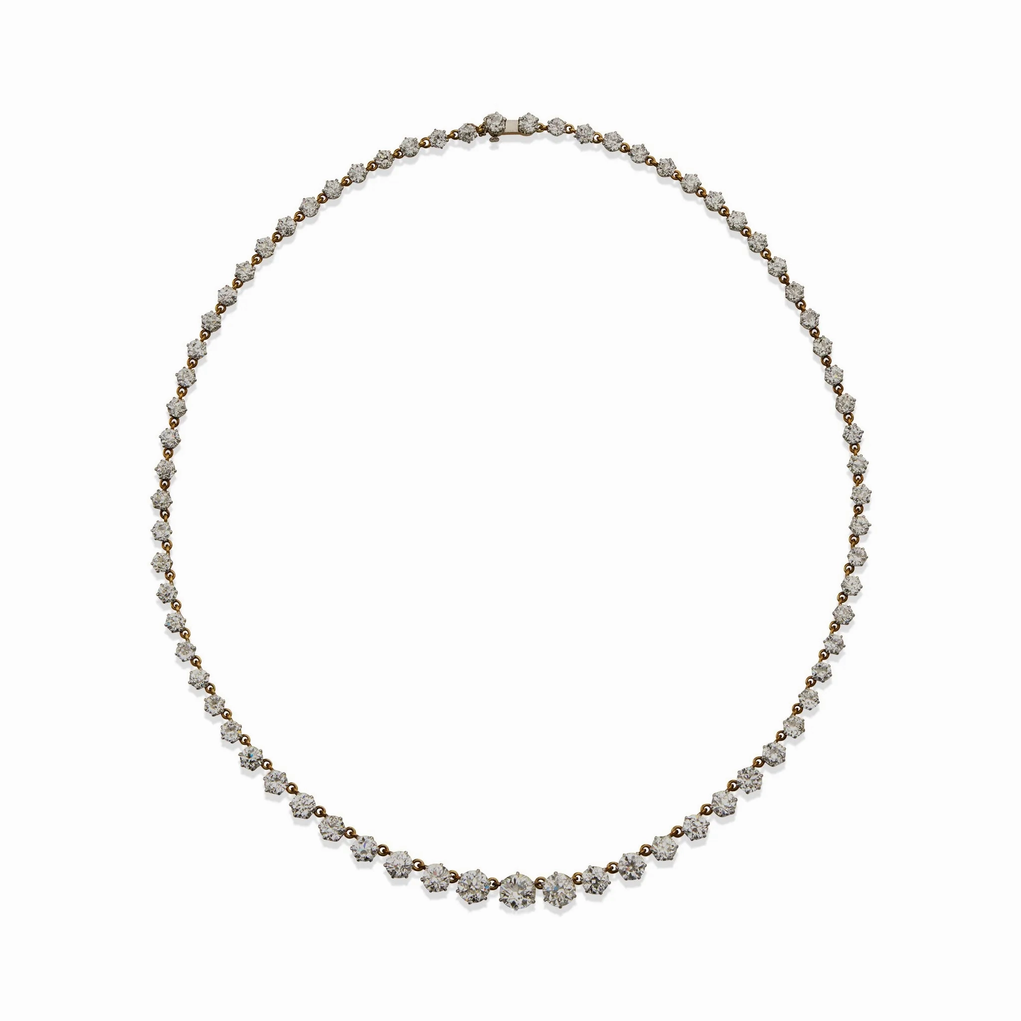 Thos. Kirkpatrick Diamond Rivi??re Necklace
