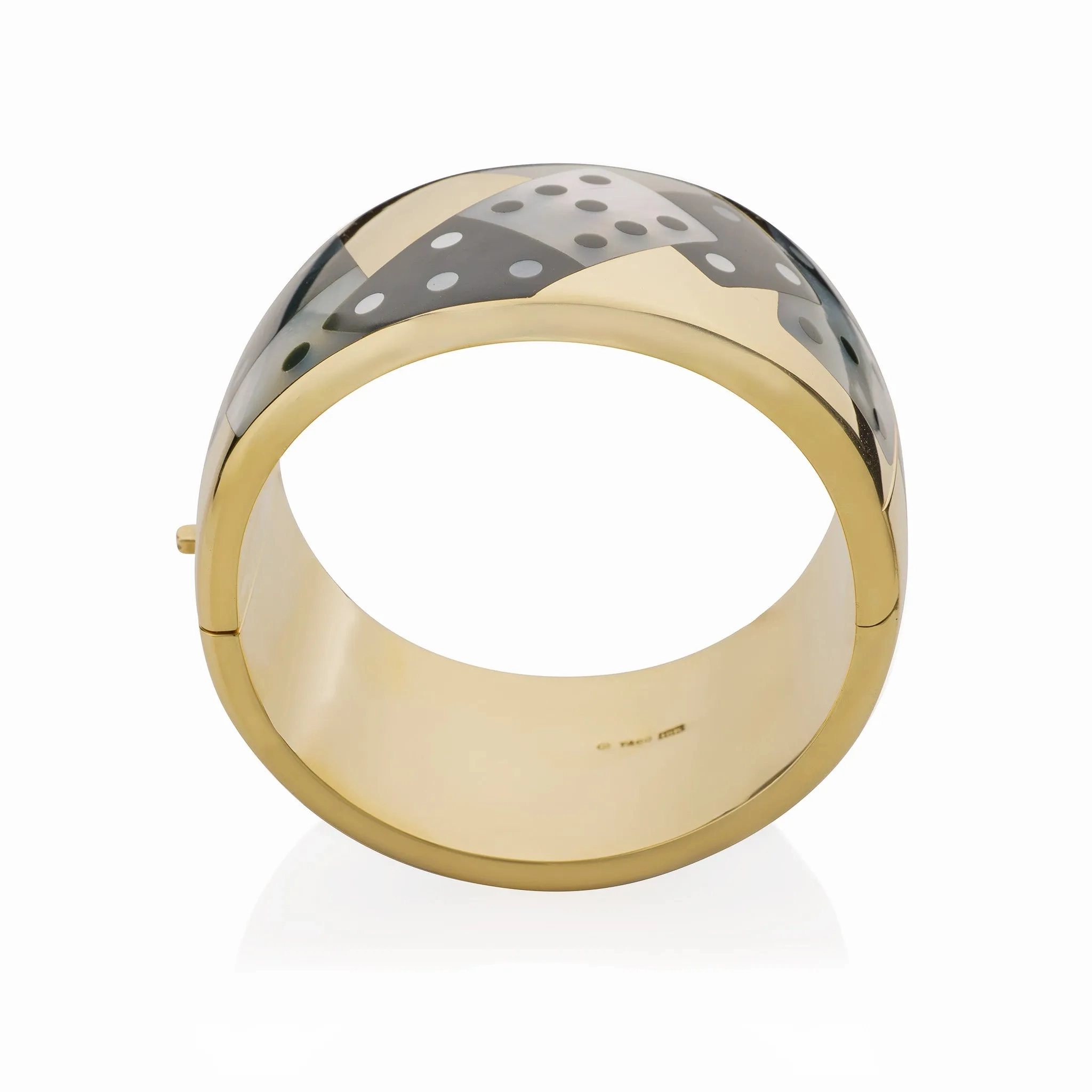 Tiffany &amp; Co. Black Jade and Mother-of-Pearl Dominoes Bracelet