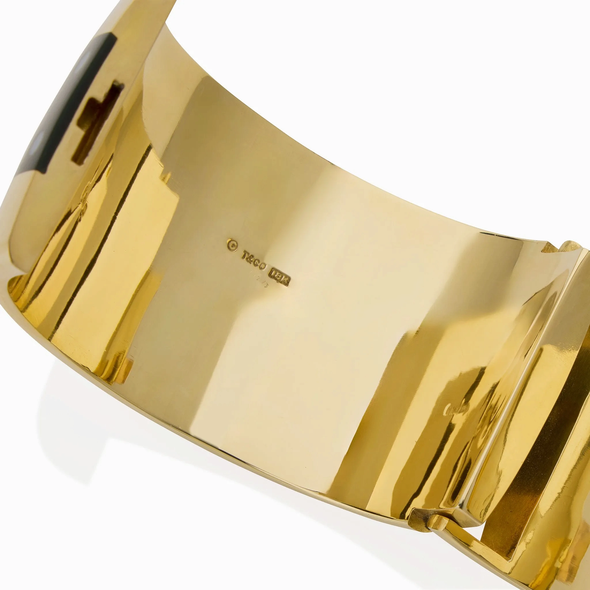 Tiffany &amp; Co. Black Jade and Mother-of-Pearl Dominoes Bracelet