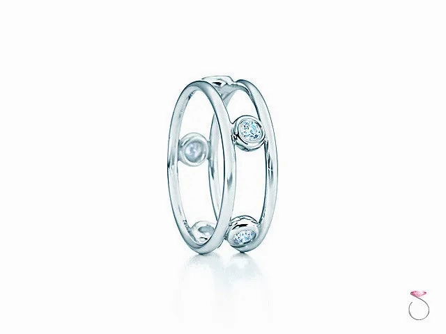 Tiffany &amp; Co. Diamond By the Yard Ring in Platinum