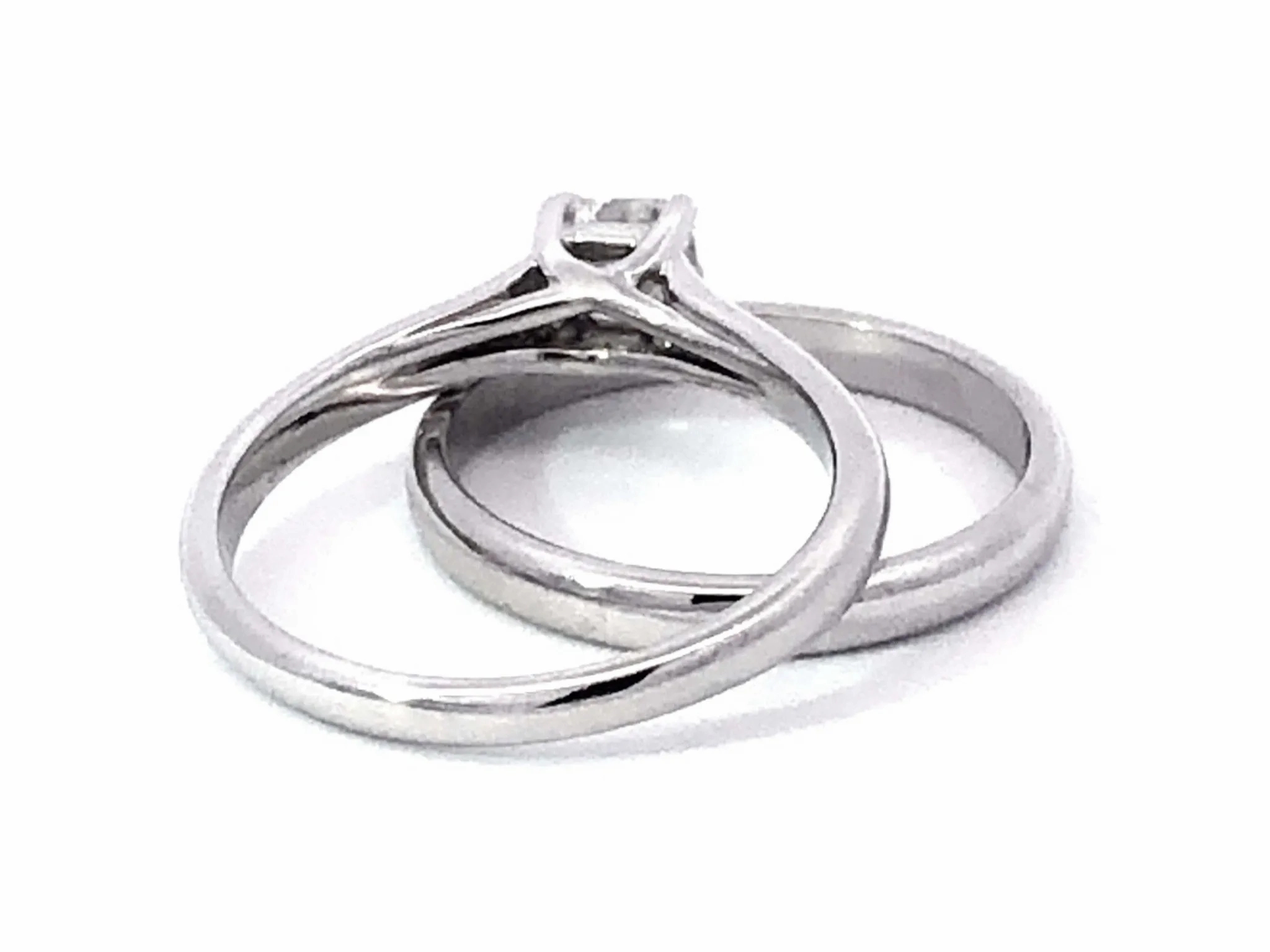 Tiffany &amp; Co. Lucida Diamond Engagement Ring Set in Platinum, H VVS2 0.30 ct