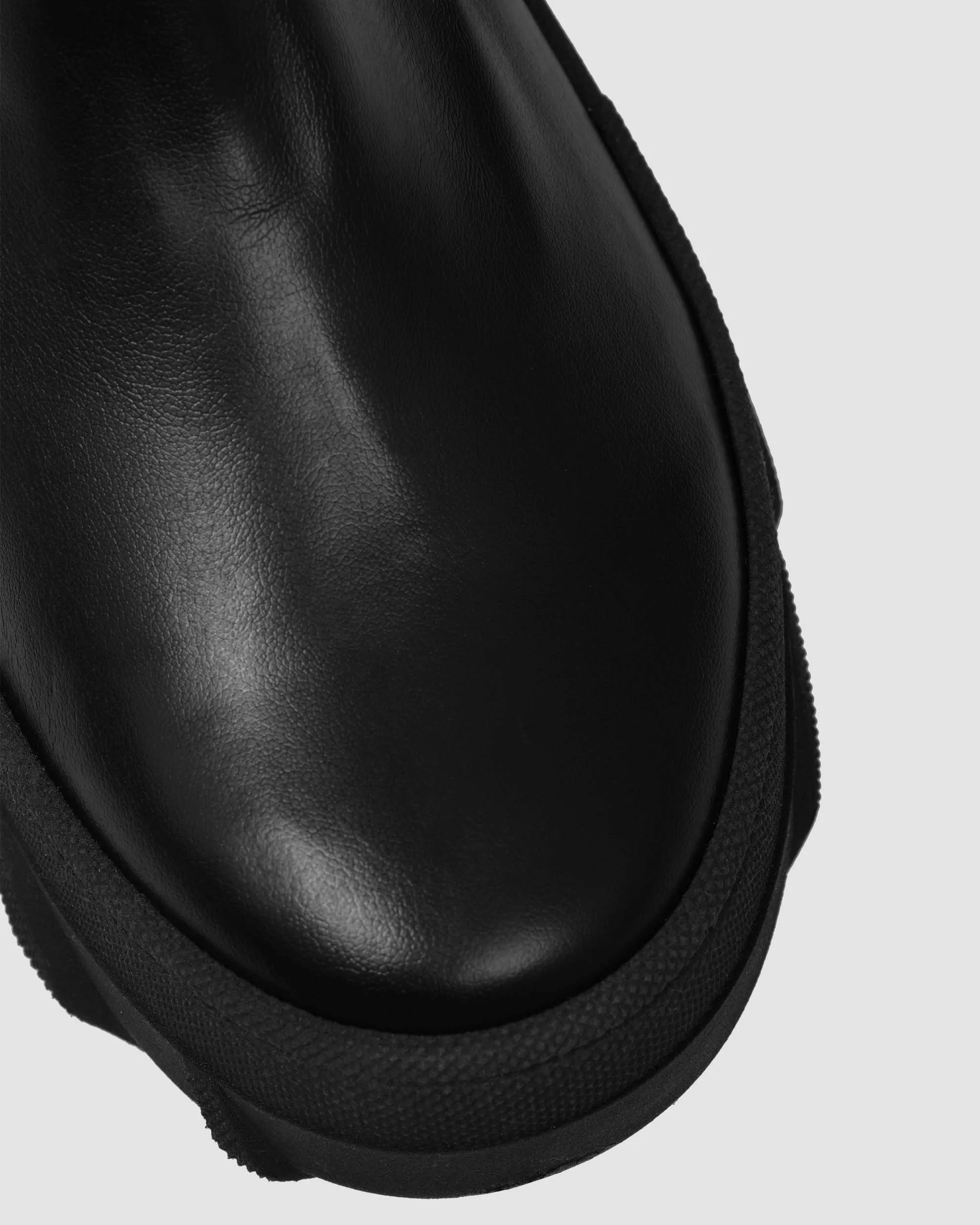 Tiger Damen Chelsea-Stiefel aus veganem Kornleder | Schwarz
