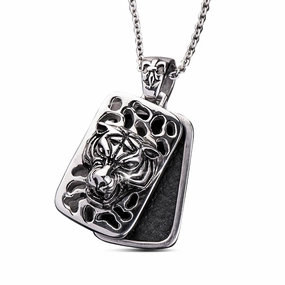 Tiger Dog Tag Pendant 