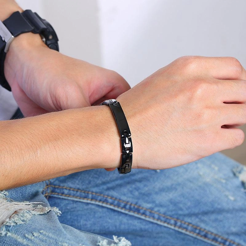 Titanium Steel Men's And Women's Couple Bracelet