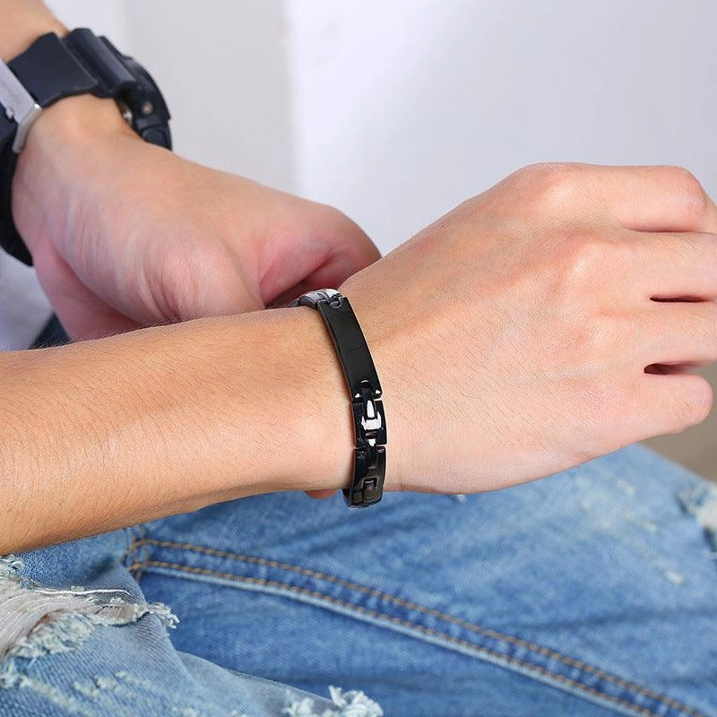 Titanium Steel Men's And Women's Couple Bracelet