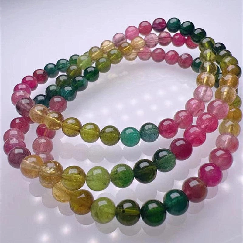 Tourmaline Macaron Multi Loop Bracelet Female