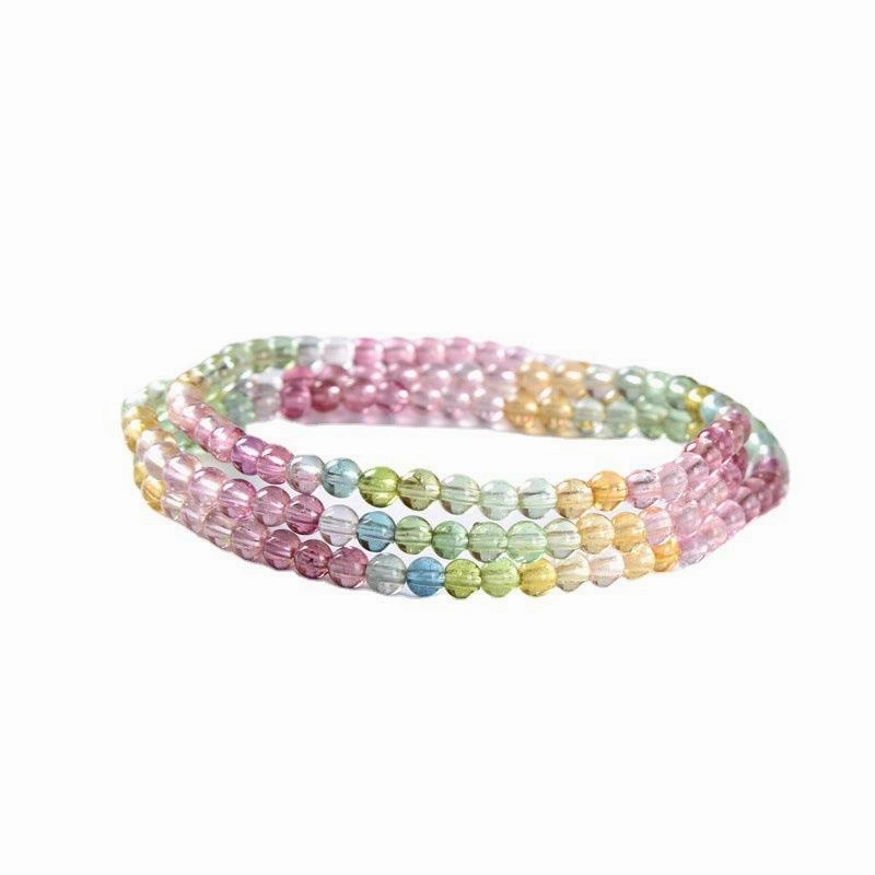 Tourmaline Macaron Multi Loop Bracelet Female